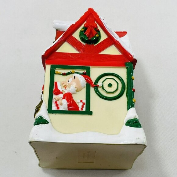 Vintage Russell Stover Looney Tunes Christmas Santa Piggy Bank House Bunny Daffy - Picture 5 of 12